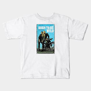 Steppenwolf 'Born To Be Wild' Vintage Kids T-Shirt